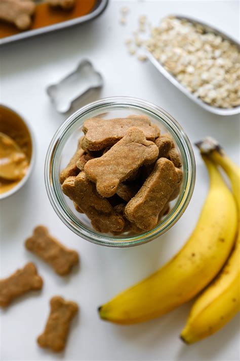 3-Ingredient Peanut Butter Banana Dog Treats - Flora & Vino | Recipe | Dog biscuit recipes ...