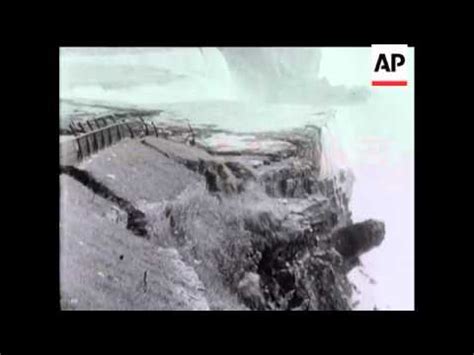 News footage of 1954 Niagara Falls collapse.