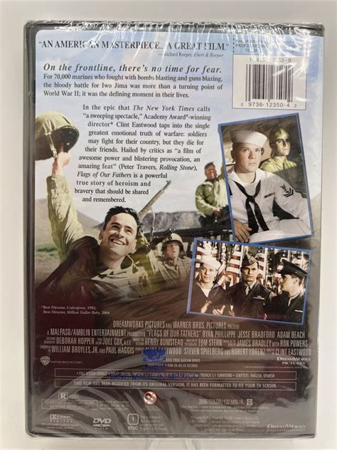 Flags Our Fathers DVD 2006 Full Screen Version Rated R Clint Eastwood Adam Beach 97361235042 | eBay