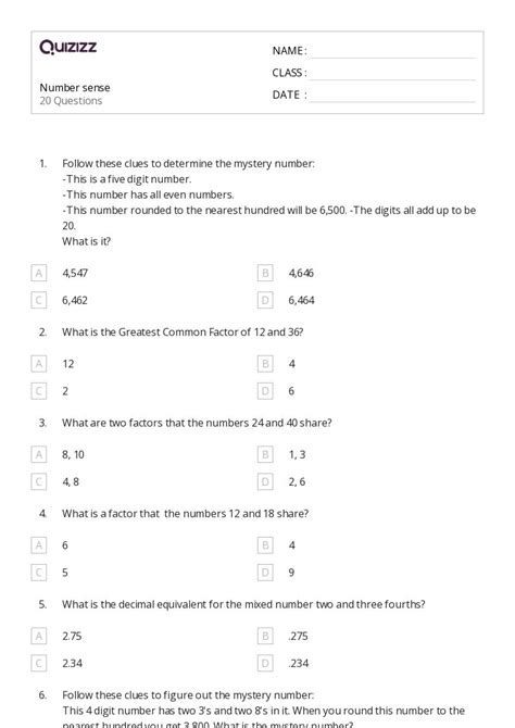 50+ Grade 8 worksheets on Quizizz | Free & Printable