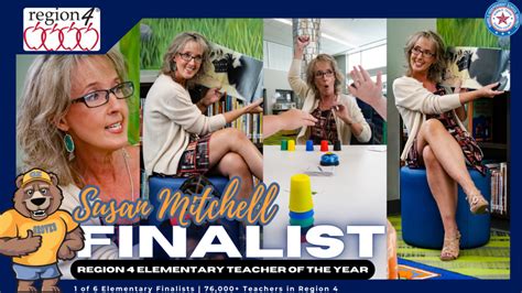 Groves Elementary School's Susan Mitchell named Region 4 Elementary Teacher of the Year Finalist ...