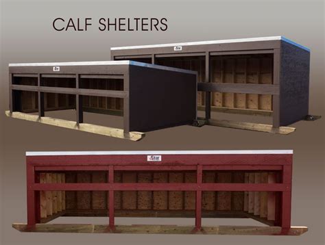 calf shelter | Livestock shelter, Barns sheds, Farm pictures