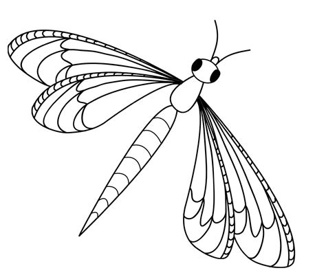 Dragonfly Coloring Pages Printable - AllisonilLong