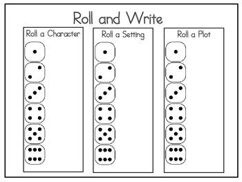 Roll and Write by Teaching with a Smile | Teachers Pay Teachers