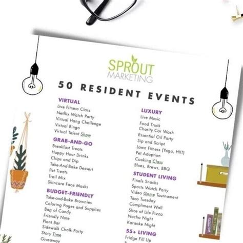 10 Fresh Event Ideas for Your Apartment Community — Sprout Marketing