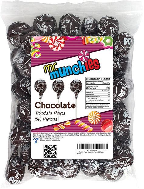 Tootsie Pops, Chocolate Flavor, 50 Pieces - Walmart.com