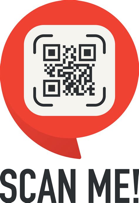 QR code scan me in speech bubble, scan me concept, icon. 16404498 Vector Art at Vecteezy