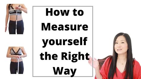 How to measure your waist, bust and hips (the right way) - YouTube