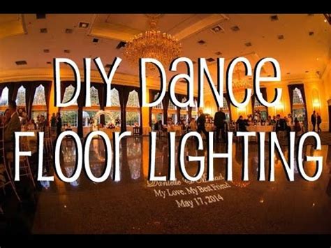 DIY Dance Floor Lighting - YouTube