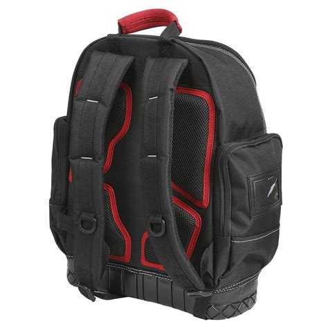 Lot Detail - Husky 18 in. Rubber Bottom Tool Backpack in Red