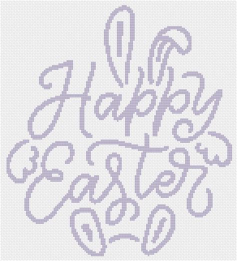 Free Printable Easter Cross Stitch Patterns Free - FREE Printable A-Z