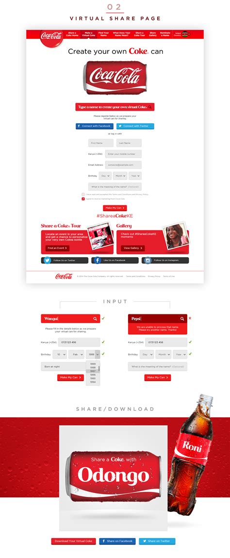 Share a Coke on Behance