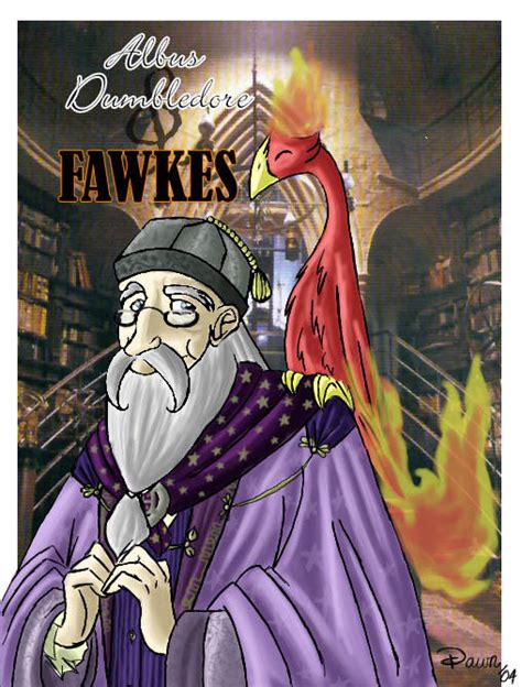 Dumbledore and Fawkes by dawningsun on DeviantArt