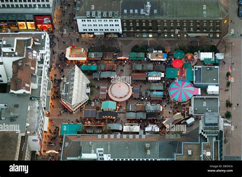 Aerial view, Christmas market, Bochum, Ruhrgebiet region, North Rhine-Westphalia Stock Photo - Alamy