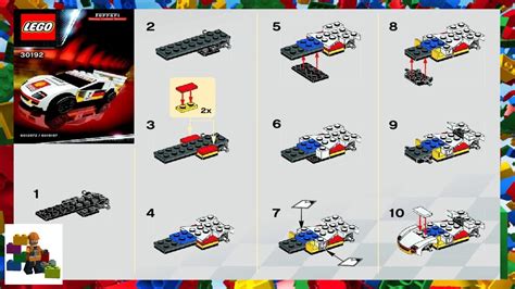 LEGO instructions - Racers - Ferrari - 30192 - F40 - YouTube