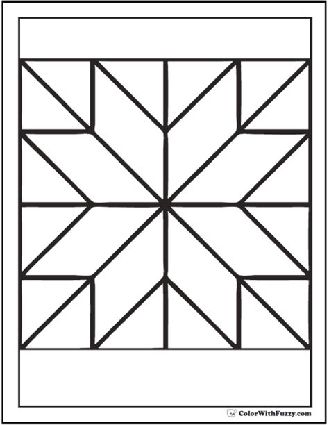 Free Printable Quilt Block Coloring Pages Free - SaigeilHeath