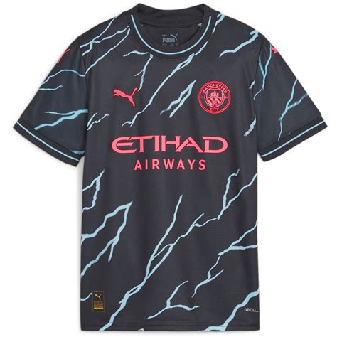 Puma | Manchester City Third Shirt 2023 2024 Juniors | Navy Blue | SportsDirect.com