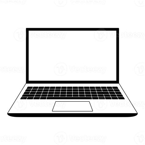 open laptop icon illustration 13475424 PNG