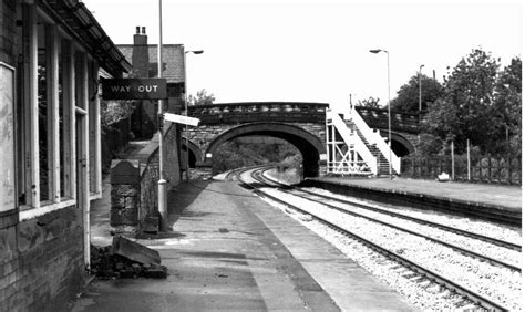 Chapeltown Station before moving to its present location at the side of ...