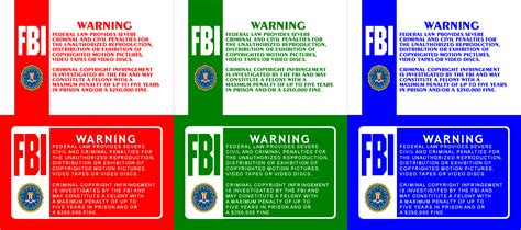 WDHV FBI Anti-Piracy Warning Screens by PeachLover94 on DeviantArt