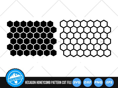 Honeycomb Pattern SVG Files Seamless Hexagon Pattern Cut - Etsy Canada