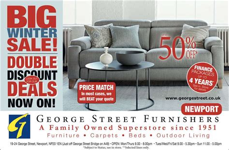 Big Winter Sale at George Street Furnishers! - The Property Drop