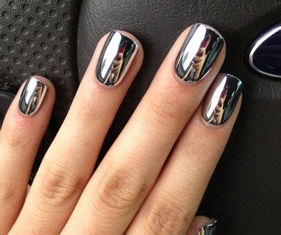 Chrome Stick-on Nails