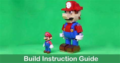 Build your own LEGO Mario [Instructions] - The Brothers Brick | Lego ...