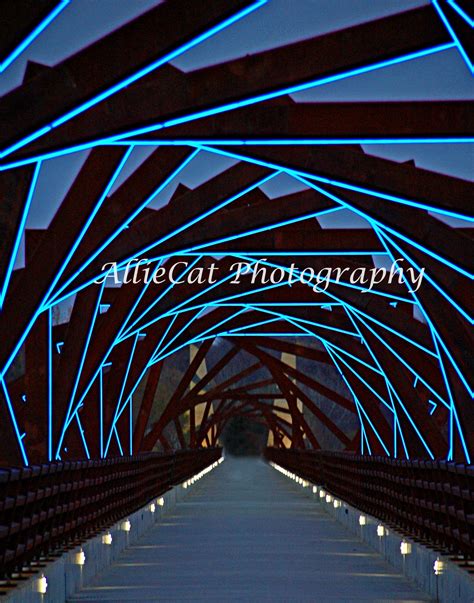 AllieCat Photography: High Trestle Trail Bridge at Night