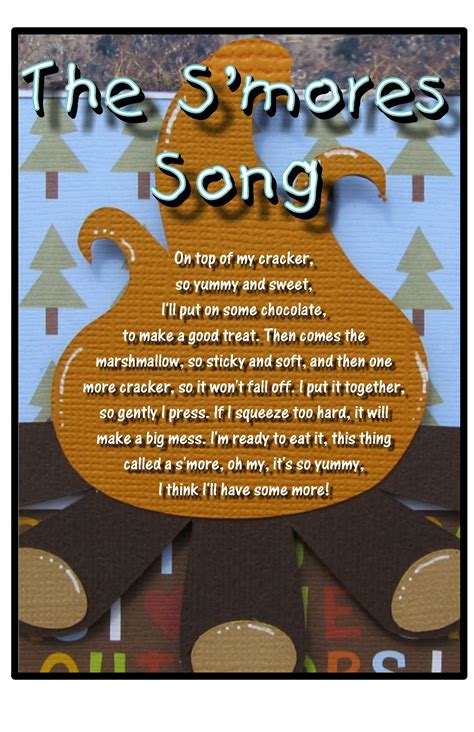 S'mores song for camping -might have to start this as a summer tradition :D | Library ...