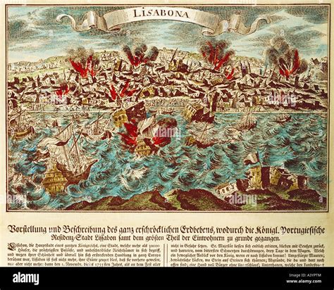 Lisbon earthquake 1755 hi-res stock photography and images - Alamy