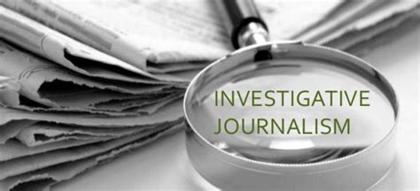 Investigative Journalism - Definition And Characteristics In A Jist | J ...