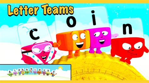 Alphablocks - Word Magic "J-OI-N" & "C-OI-N " (Yellow Level Step 10) | Phonics song, Phonics ...