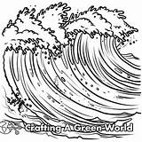 Tsunami Coloring Pages  Free & Printable sketch template
