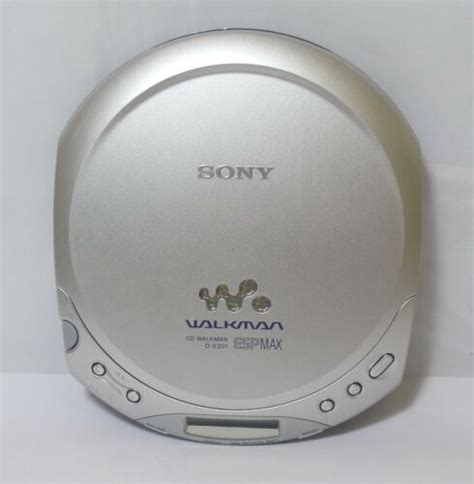 Sony DE221 CD Walkman - Personal CD Player - Silver - Grade A (D-E221 ...