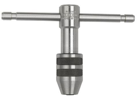 GENERAL Tap Wrench, Handle Type Sliding, Handle Shape T - 6TFF5|164 - Grainger