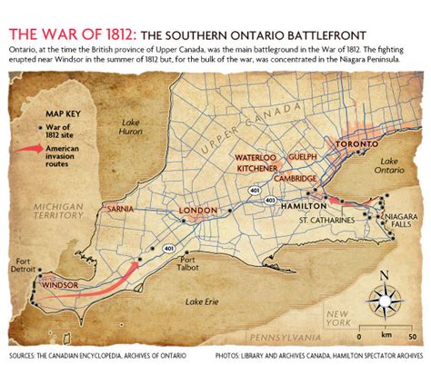 Interactive map:1812 battlefields in our backyard | TheSpec.com