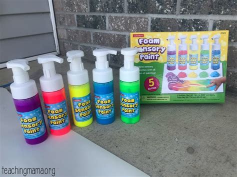 foam sensory paint - Teaching Mama