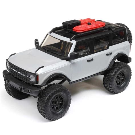 Axial 1/24 SCX24 2021 Ford Bronco RC Crawler RTR, Grey, AXI00006T2