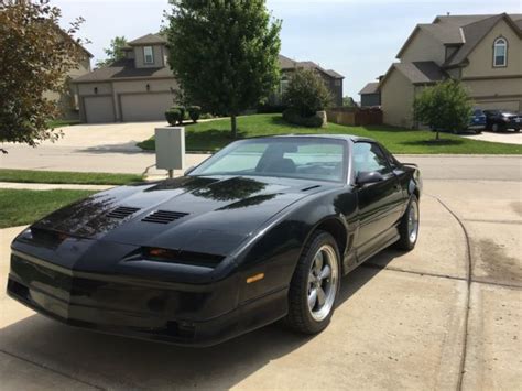 1990 Pontiac Firebird Trans Am - black - 5 speed manual t tops new ...