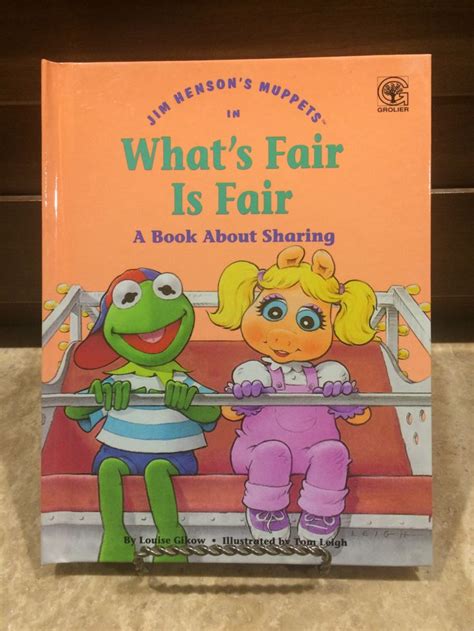 Jim Henson's Muppet Babies Book "What's Fair is Fair" A Book About ...