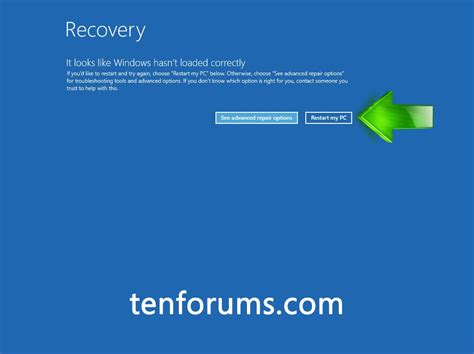 Troubleshoot Windows 10 failure to boot using Recovery Environment | Tutorials