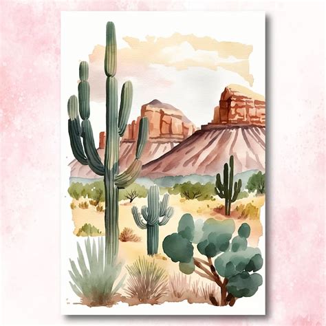 Sonoran Desert Landscape - Etsy