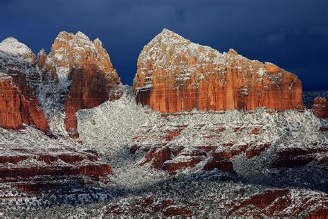 Sedona Arizona Winter Snow Pictures