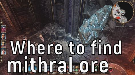 Baldur's gate 3 Where to find mithral ore for the Adamantine Forge - YouTube