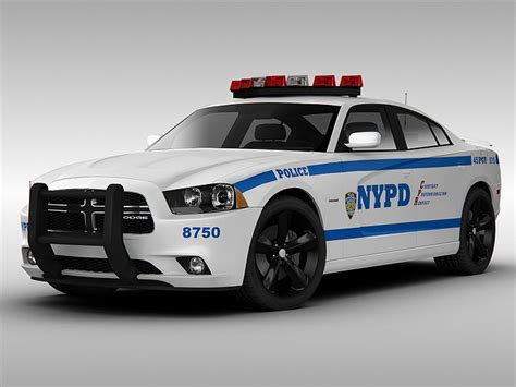 3D model Dodge Charger NYPD Police Car 2013 | CGTrader