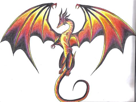 Pencil Drawing Dragons at GetDrawings | Free download