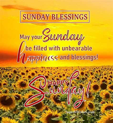 Best Sunday Blessings Quotes And Messages | SuperbWishes