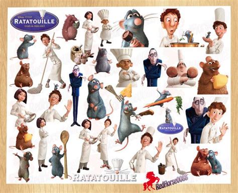 32 Disney Pixar RATATOUILLE Character PNG Images by RedHorse0088 ...