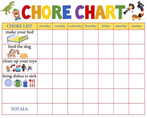 The Paro Post: Chore Chart | Chore chart kids, Chore chart for toddlers, Charts for kids